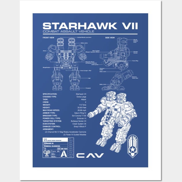 2022 CAV-CON (DARK) OFFICIAL Wall Art by Talon Games